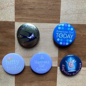 AG American Girl Brands Mini Pins Bitty Baby Girls of Many Lands Hopscotch Hill